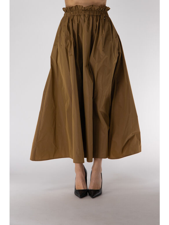 GONNA LUNGA CON VITA ELASTICIZZATA, 2157 CAMMELLO, medium