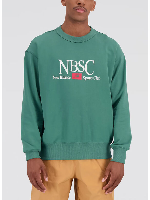 FELPA ATHLETICS SPORTS CLUB CREWNECK, TFN TEAM FOREST GREEN, medium