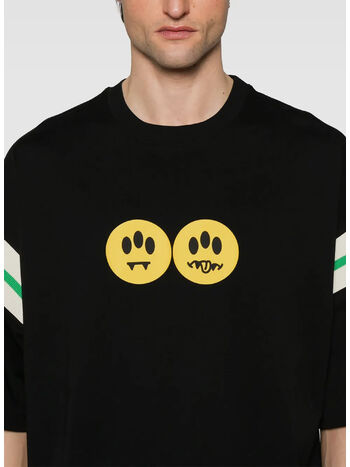T-SHIRT ICONIC SMILE UNISEX, 110 BLACK, small