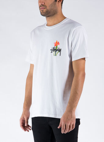 T-SHIRT WATER FLOWERS TEE, WHITE, small