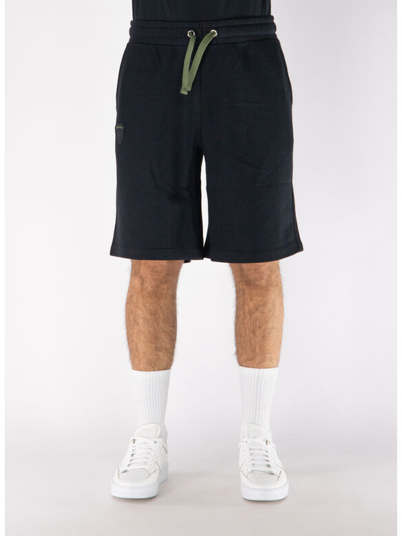 SHORT IN FELPA SUMMER, 999 NERO, medium