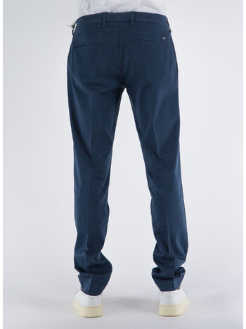 PANTALONE CON TASCHE AMERICANE CHINO, 4001 BLU NOTTE, small