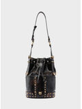 BORSA BUCKET MINI PATCH CLOUD, L64Y DARK BROWN-GOLD, thumb