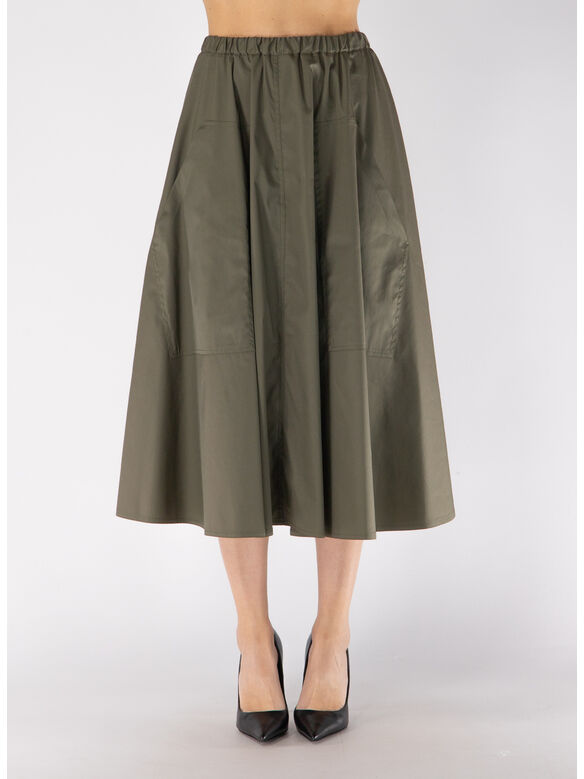 GONNA CON TASCHE, MILITARE, medium