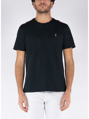 T-SHIRT CON LOGO, POLO BLACK, small
