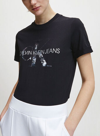 T-SHIRT CON LOGO NEW YORK, BAECKBLACK, small