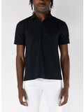 POLO BRIGHTON SENZA BOTTONI, 00022H BLACK, thumb
