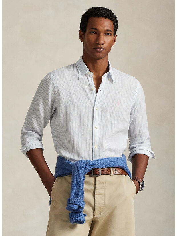 CAMICIA A RIGHE, 7188A WHITE BLUE, large