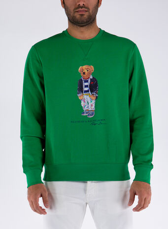 FELPA POLO BEAR, 007CRUISEGREEN, small