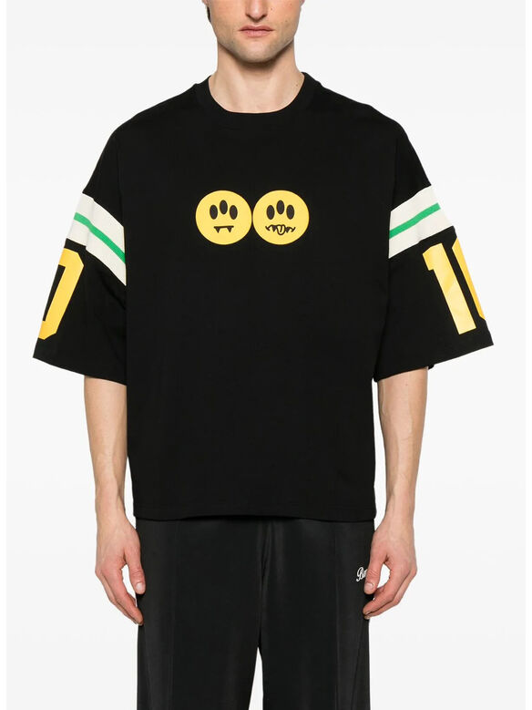 T-SHIRT ICONIC SMILE UNISEX, 110 BLACK, medium
