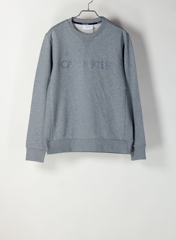 CALVIN KLEIN FELPA IN COTONE BIOLOGICO CON LOGO | Selecteur