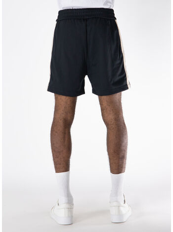 SHORTS TRACK CON LOGO CLASSICO, 1003 BLACK/OFF WHITE, small