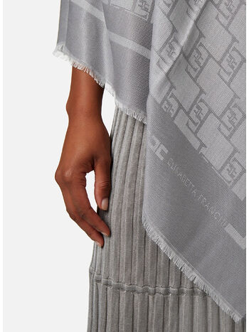 SCIARPA CON MONOGRAMMA JACQUARD, 155, small