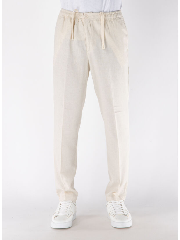 PANTALONE BURANO, 106 ECRU, large