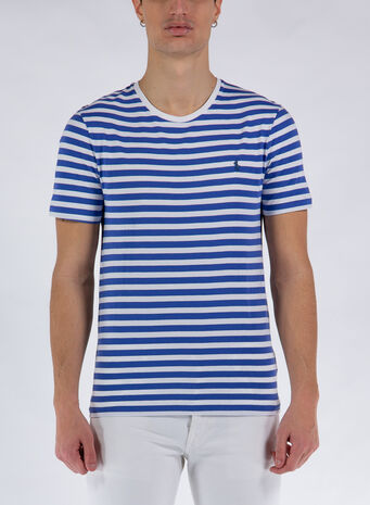 T-SHIRT A RIGHE, 002LIBERTYWHITE, small