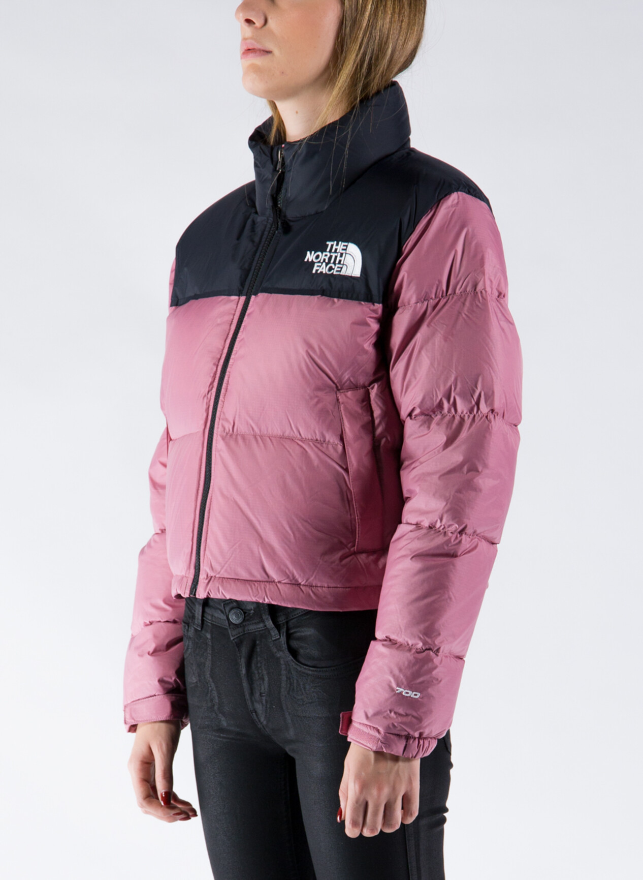 THE NORTH FACE GIUBBOTTO NUPTSE CROPPED Rosa Donna | Selecteur