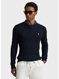 MAGLIONE GIROCOLLO, HUNTER NAVY W/ C8135 PP, thumb