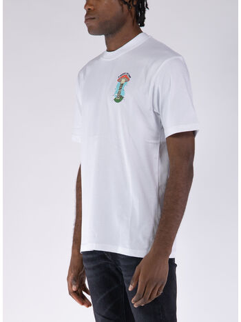 T-SHIRT MOUNTAIN HIGH, WHITE, small