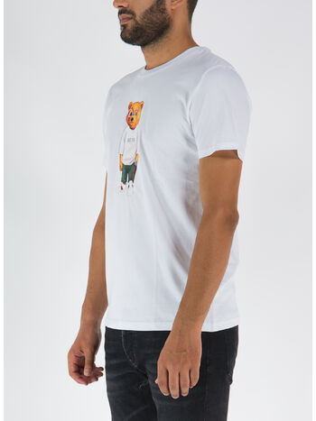 T-SHIRT CON STAMPA, WHITE, small