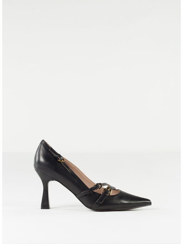 SCARPA CON TACCO FERNANDA, 001 NOIR, medium