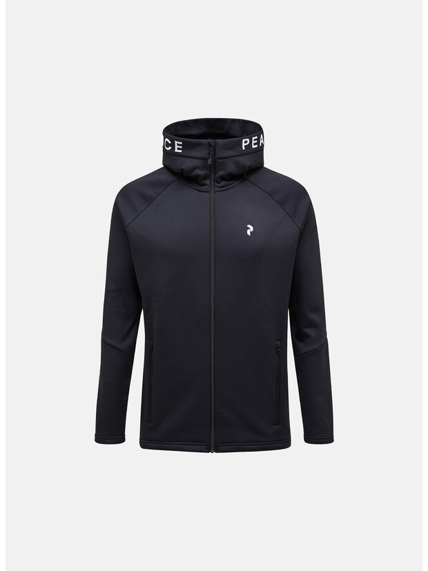 FELPA RIDER ZIP, BLACK, large