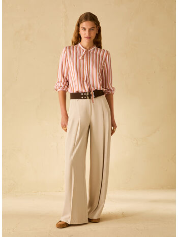 PANTALONE AMPIO, 001 GESSO, small