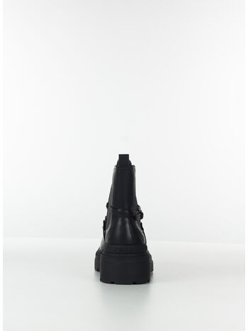 STIVALE CON CINTURINO LOGATO, Z99 BLACK, small