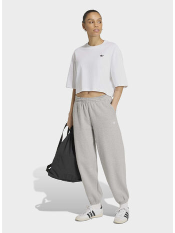 T-SHIRT ESSENTIAL CROP, WHITE, small