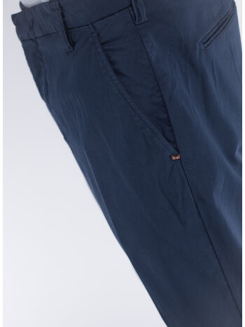 PANTALONE CON TASCHE AMERICANE, 4001 BLU NOTTE, small