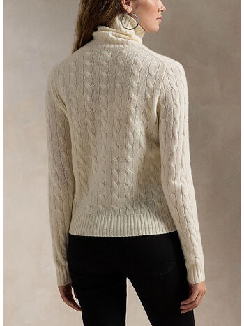 PULLOVER DONNA, AUTHENTIC CREAM, small