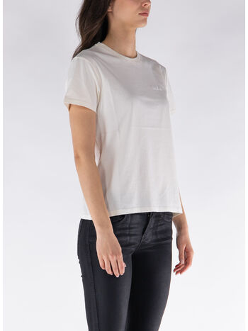 T-SHIRT CON LOGO RICAMATO, 02340F, small