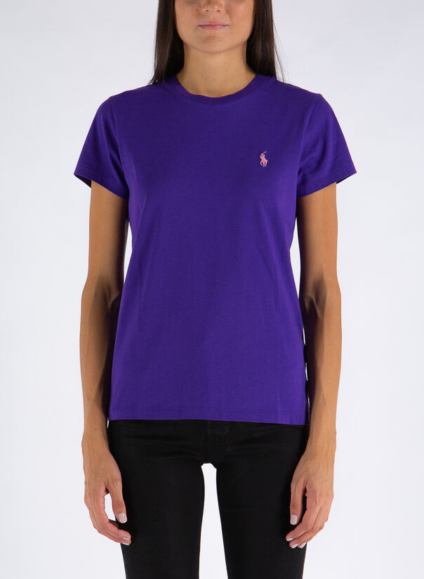 T-SHIRT A MANICHE CORTE, 002BRITISHPURPLE, large