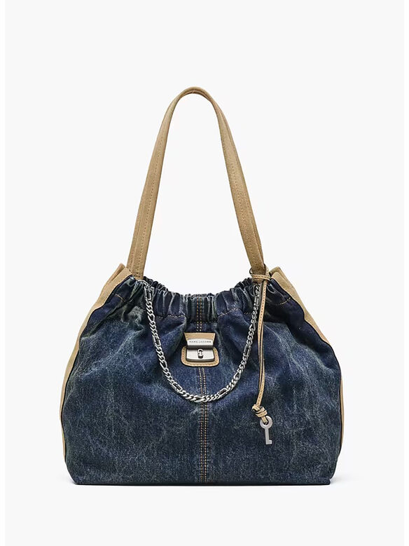 BORSA THE TOTE CRISTINA DENIM, 427 DARK WASH INDIGO, medium