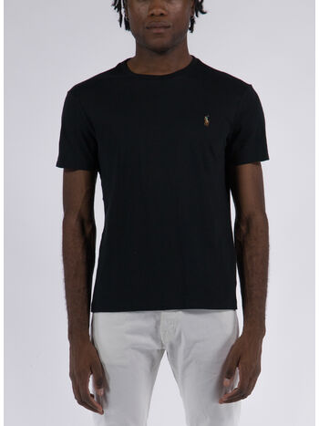T-SHIRT CON LOGO, POLO BLACK, small