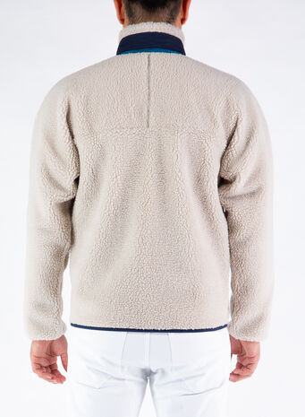 GIACCA RETRO FLEECE, NAT/NATURAL, small