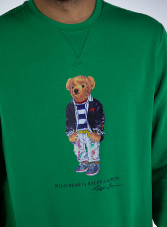 FELPA POLO BEAR, 007CRUISEGREEN, small