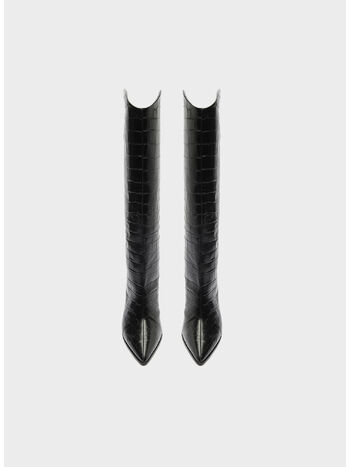 STIVALE CON TACCO, BLACK, small