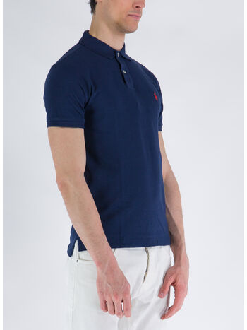POLO A MANICHE CORTE, NEWPORT NAVY, small