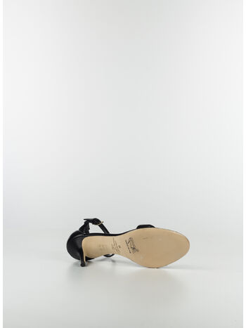 SCARPA SANDALO TACCO SOTTILE, 110 NERO, small