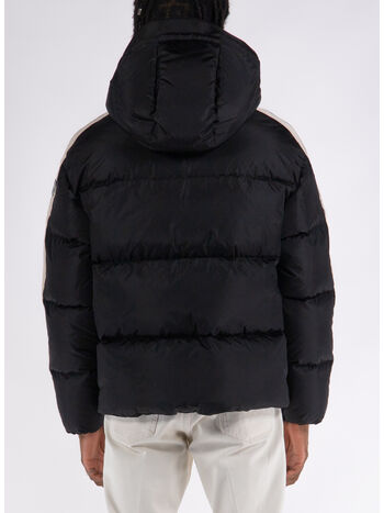 PIUMINO HOODED TRACK, 1001 BLACK WHITE, small