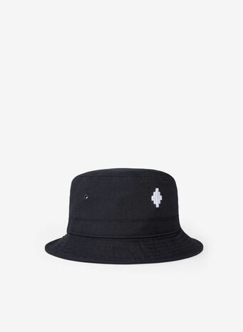CAPPELLO CROSS BUCKET, 1001BLACKWHITE, small