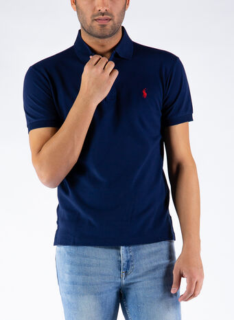 POLO A MANICHE CORTE, FRENCHNAVY, small