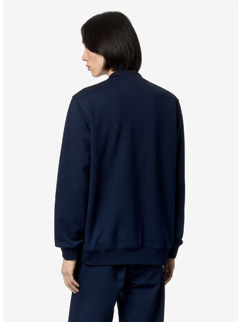 FELPA FULL ZIP ABEL SPACER, K89 BLUE DEPTH, small