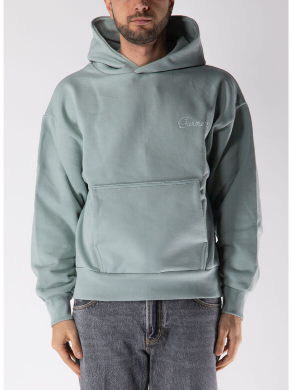 FELPA HOODIE CLASSIC EMBROIDERY LOGO BOXY, SGR SPORTS GREY, medium