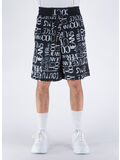 BERMUDA PRINT DOODLE LOGO, 899 BLACK, thumb