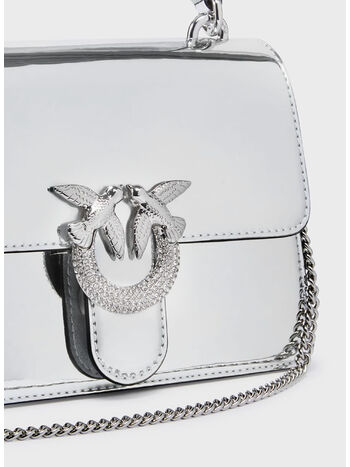 BORSA MINI LOVE, ZZFN ARGENTO, small