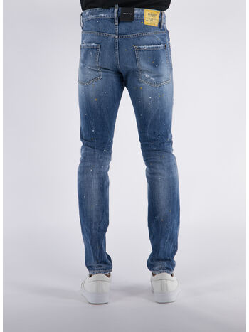 JEANS COOL GUY PATCH STRETCH DENIM, 470 DENIM, small