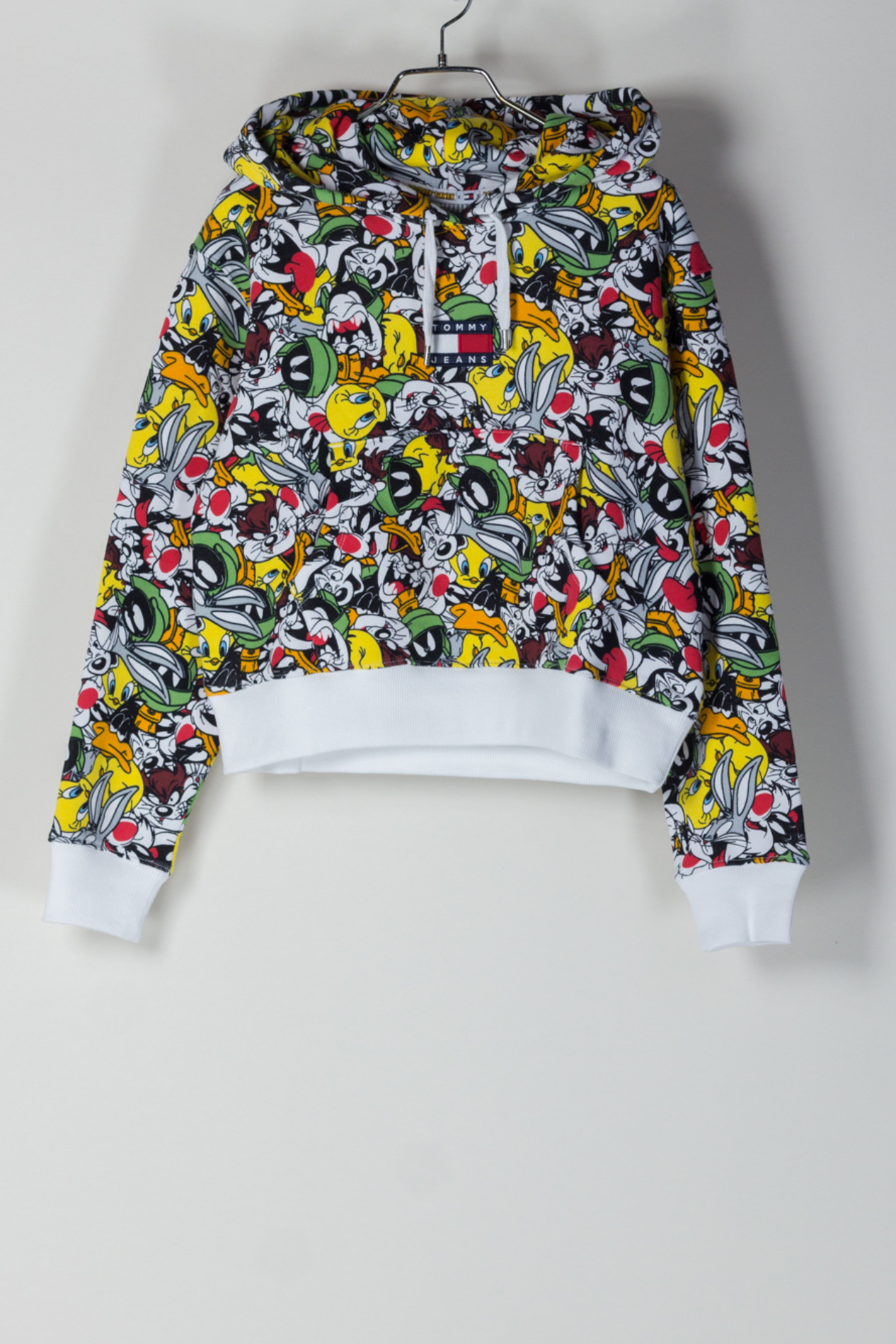 TOMMY HILFIGER FELPA LOONEY TUNES AOP HOODIE Multicolor Donna | Selecteur