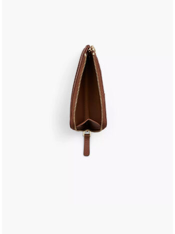 PORTAFOGLIO THE LEATHER TOP ZIP, 212 ARGAN OIL, small