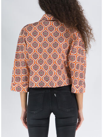 CAMICIA CON NODO, 1096-AFRICA ARANCIO, small